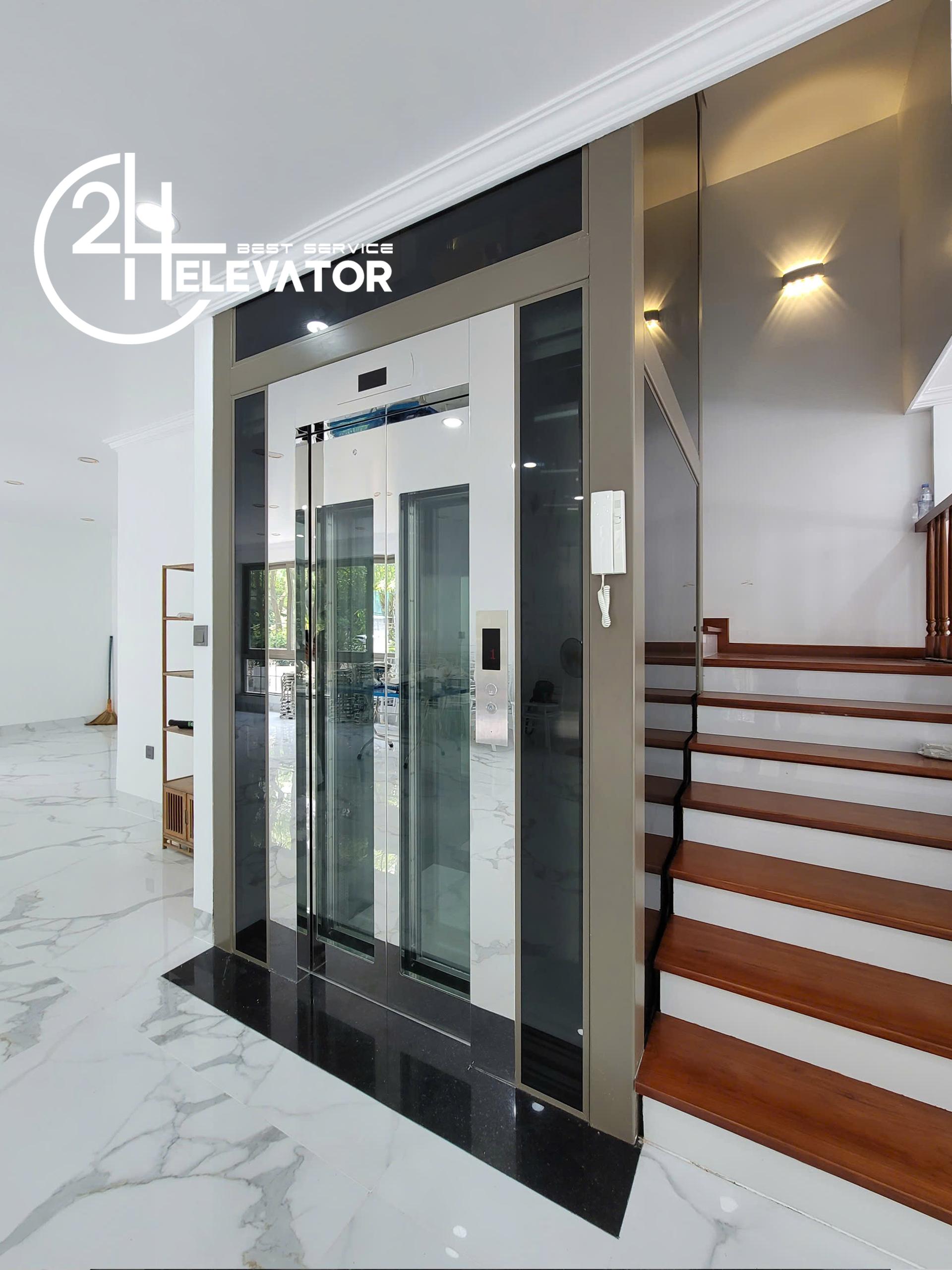 kích thước thang máy gia đình 450kg