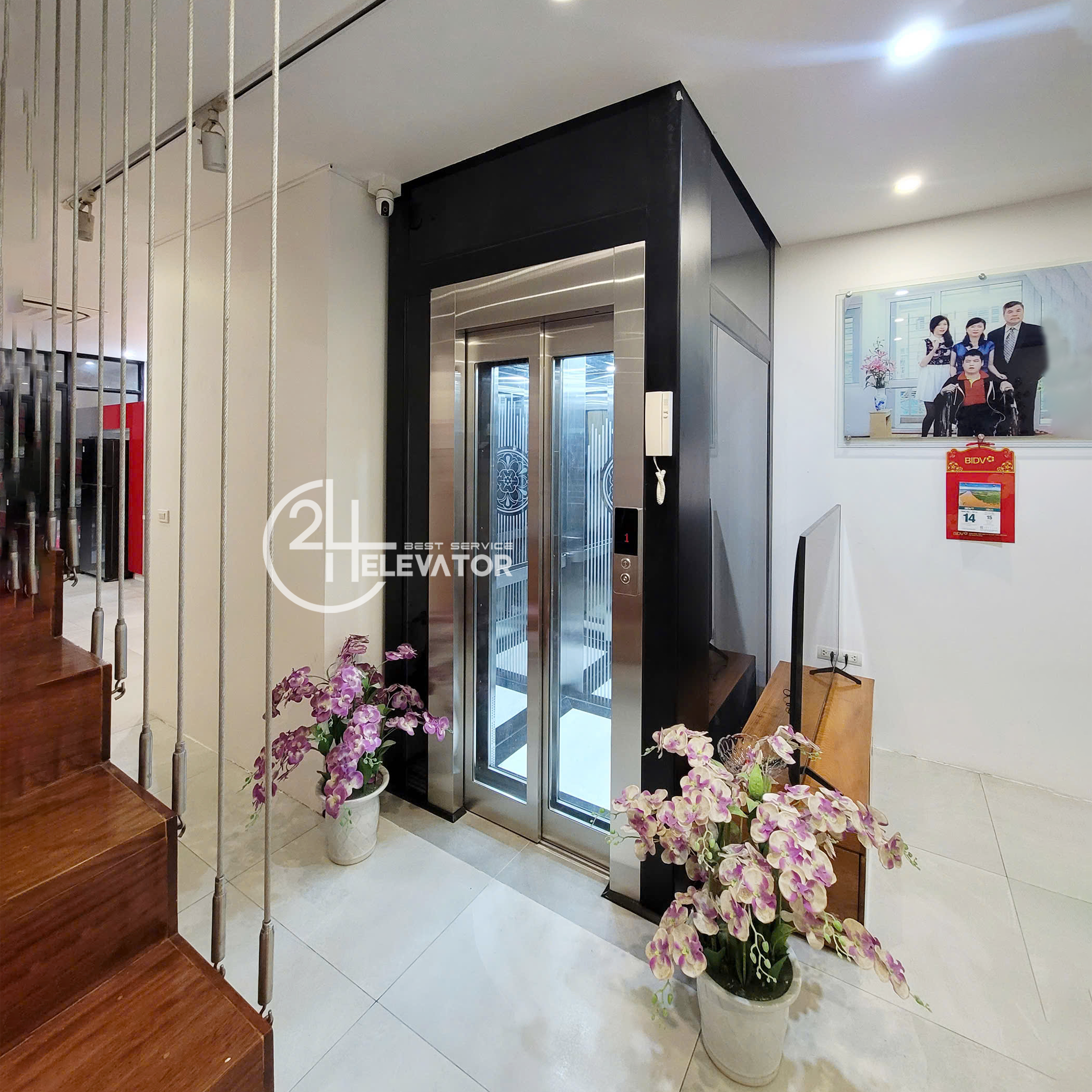 Lắp đặt thang máy gia đình