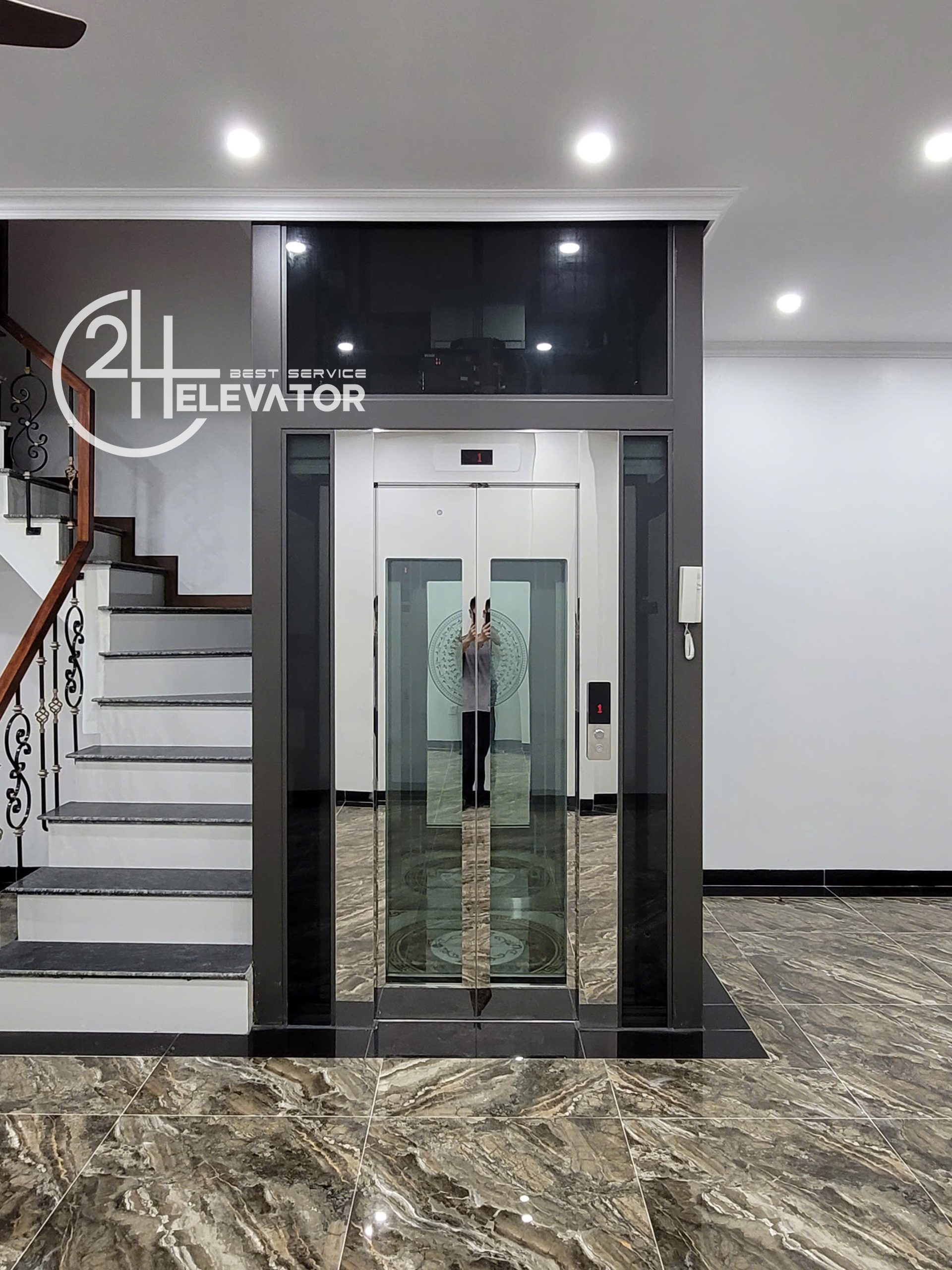 thang máy cho nhà cải tạo